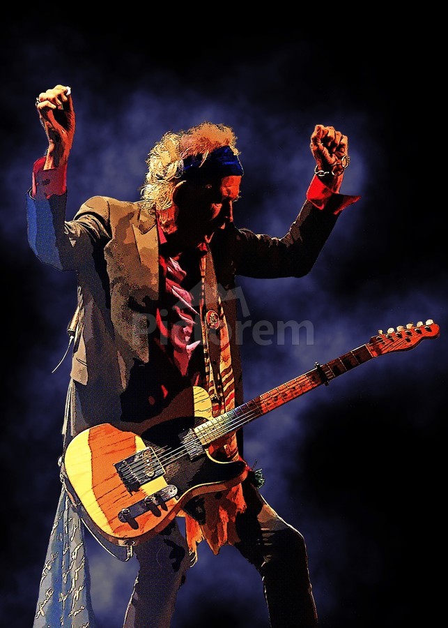 Keith Richards Live by Gunawan Rb Wall Art Keith Richards Live by Gunawan Rb Wall Art